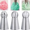 Piping Tips Set Ball Icing Nozzle Stainless Steel Pastry Tips 4