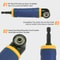 Right Angle Drill Attachment Degree Screwdriver Adapter Hex Extension Tool 5