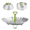 Expandable Vegetable Steamer Basket Stainless Steel Dumpling Steamer Insert For Pots 0
