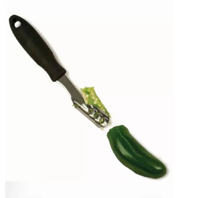 Stainless Steel Corer And Cutter Pepper Seed Remover Kitchen Prep Tool 3