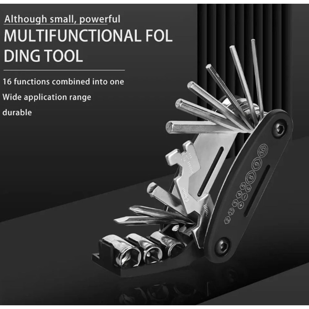 Bike Repair Tool Kit Portable Bicycle Multitool For Road And Mountain Bikes 1