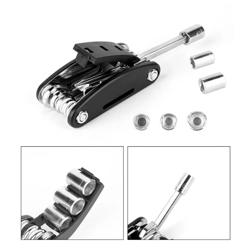 Bike Repair Tool Kit Portable Bicycle Multitool For Road And Mountain Bikes 3