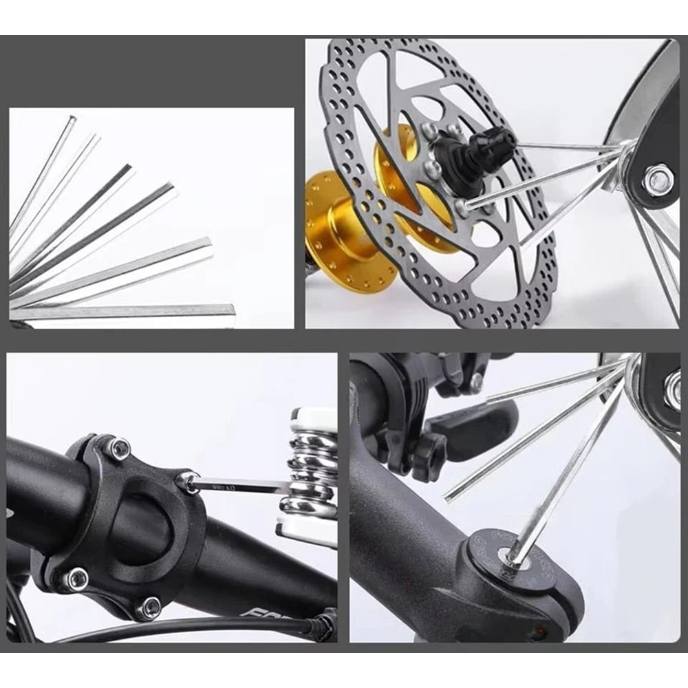 Bike Repair Tool Kit Portable Bicycle Multitool For Road And Mountain Bikes 4