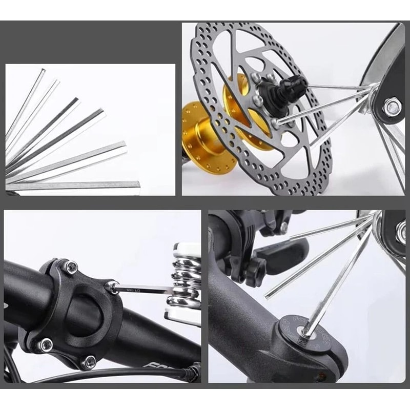 Bike Repair Tool Kit Portable Bicycle Multitool For Road And Mountain Bikes 4