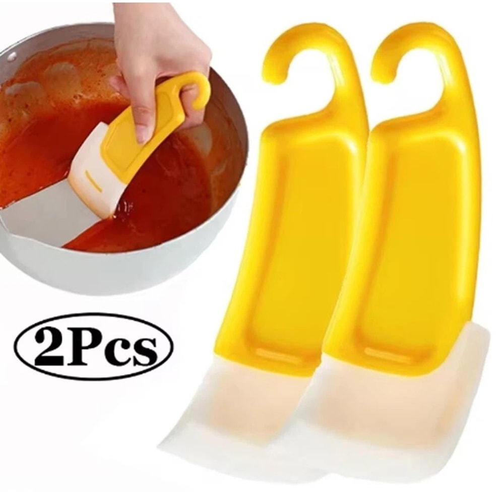 Silicone Pot Scraper Non Scratch Pan Scraper Dish Cleaning Tool Cookware Scraper Pan Scraper For No 1