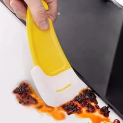 silicone pot scraper, non scratch pan scraper, dish cleaning tool, cookware scraper, pan scraper for nonstick pans