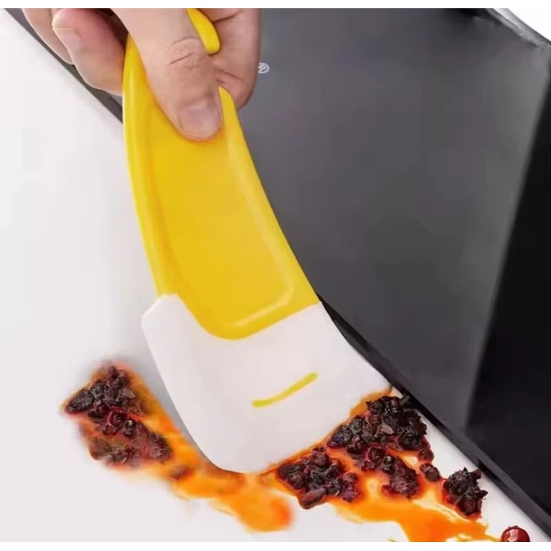 Silicone Pot Scraper Non Scratch Pan Scraper Dish Cleaning Tool Cookware Scraper Pan Scraper For No 0