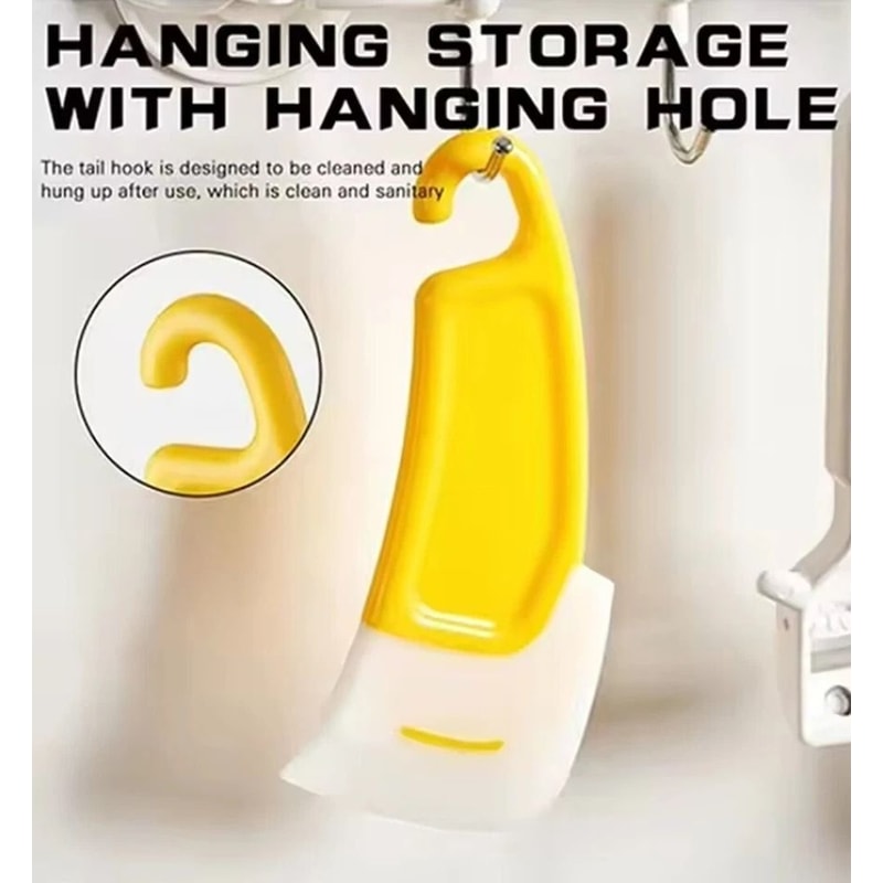 Silicone Pot Scraper Non Scratch Pan Scraper Dish Cleaning Tool Cookware Scraper Pan Scraper For No 4