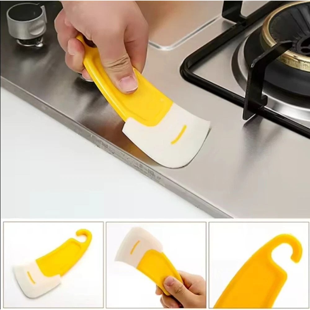 Silicone Pot Scraper Non Scratch Pan Scraper Dish Cleaning Tool Cookware Scraper Pan Scraper For No 6