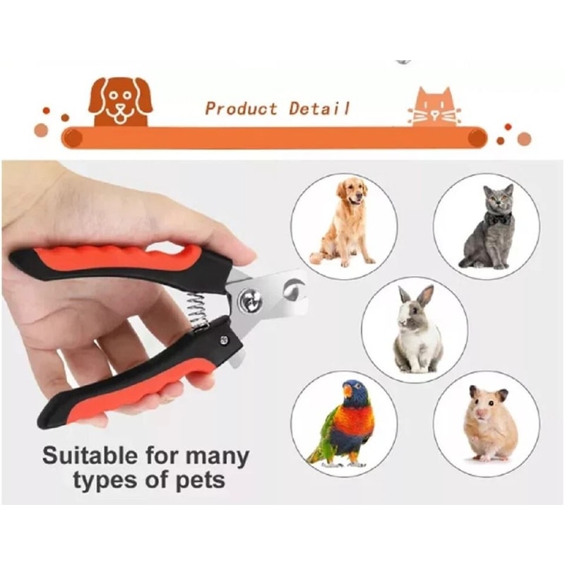 Professional Pet Nail Clipper With Safety Guard For Dogs And Cats 3