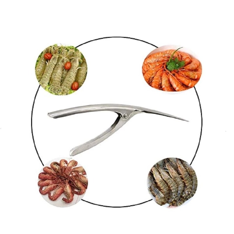 Stainless Steel Shrimp Deveiner Tool And Shrimp Peeler For Quick Seafood Prep 1
