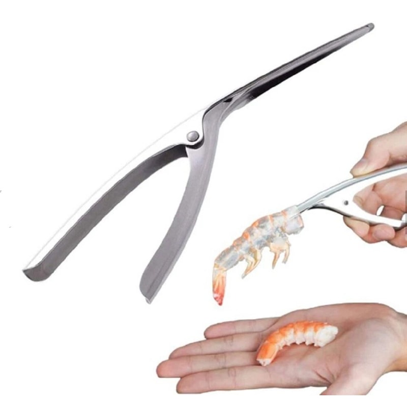 Stainless Steel Shrimp Deveiner Tool And Shrimp Peeler For Quick Seafood Prep 0