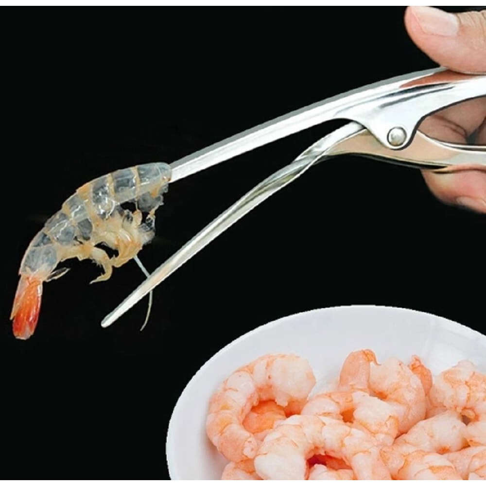 Stainless Steel Shrimp Deveiner Tool And Shrimp Peeler For Quick Seafood Prep 4