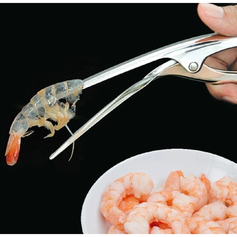 Stainless Steel Shrimp Deveiner Tool And Shrimp Peeler For Quick Seafood Prep 4