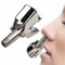 TIKA Stainless Steel Manual Nose Hair Trimmer Battery Free Rotary Grooming Tool 0