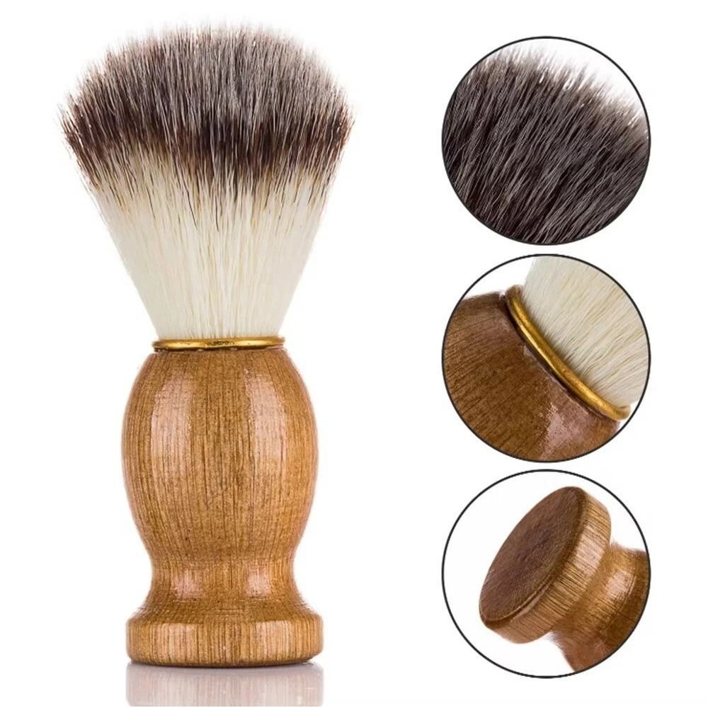 Boar And Nylon Beard Brush For Men Mustache And Wet Shaving Grooming 5