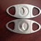 Stainless Steel Double Blade Cigar Cutter Pocket V Cut And Straight Cut Tool 2
