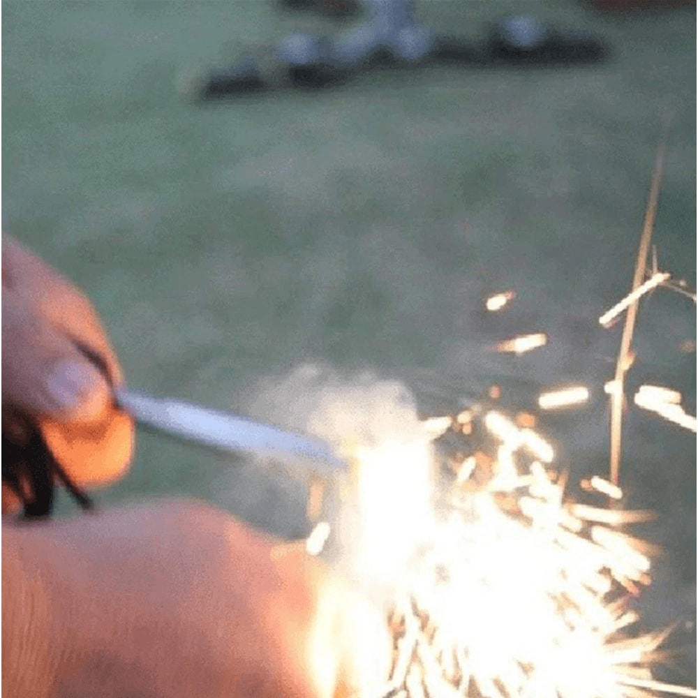 Magnesium Fire Starter Ferro Rod With Striker For Camping And Emergency Survival 3