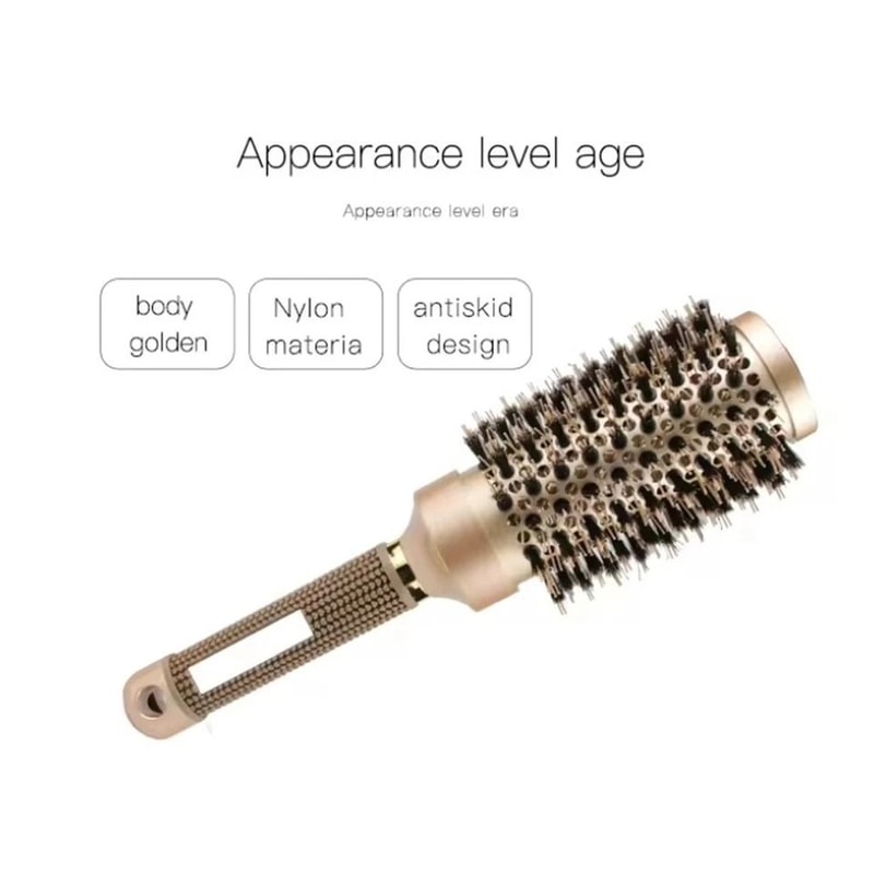 Ceramic Ionic Round Brush For Blowout With Boar Bristles 1