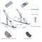 Adjustable Aluminum Laptop Stand Ergonomic Riser For Desk MacBook And Notebook 3