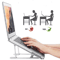 Adjustable Aluminum Laptop Stand Ergonomic Riser For Desk MacBook And Notebook 9