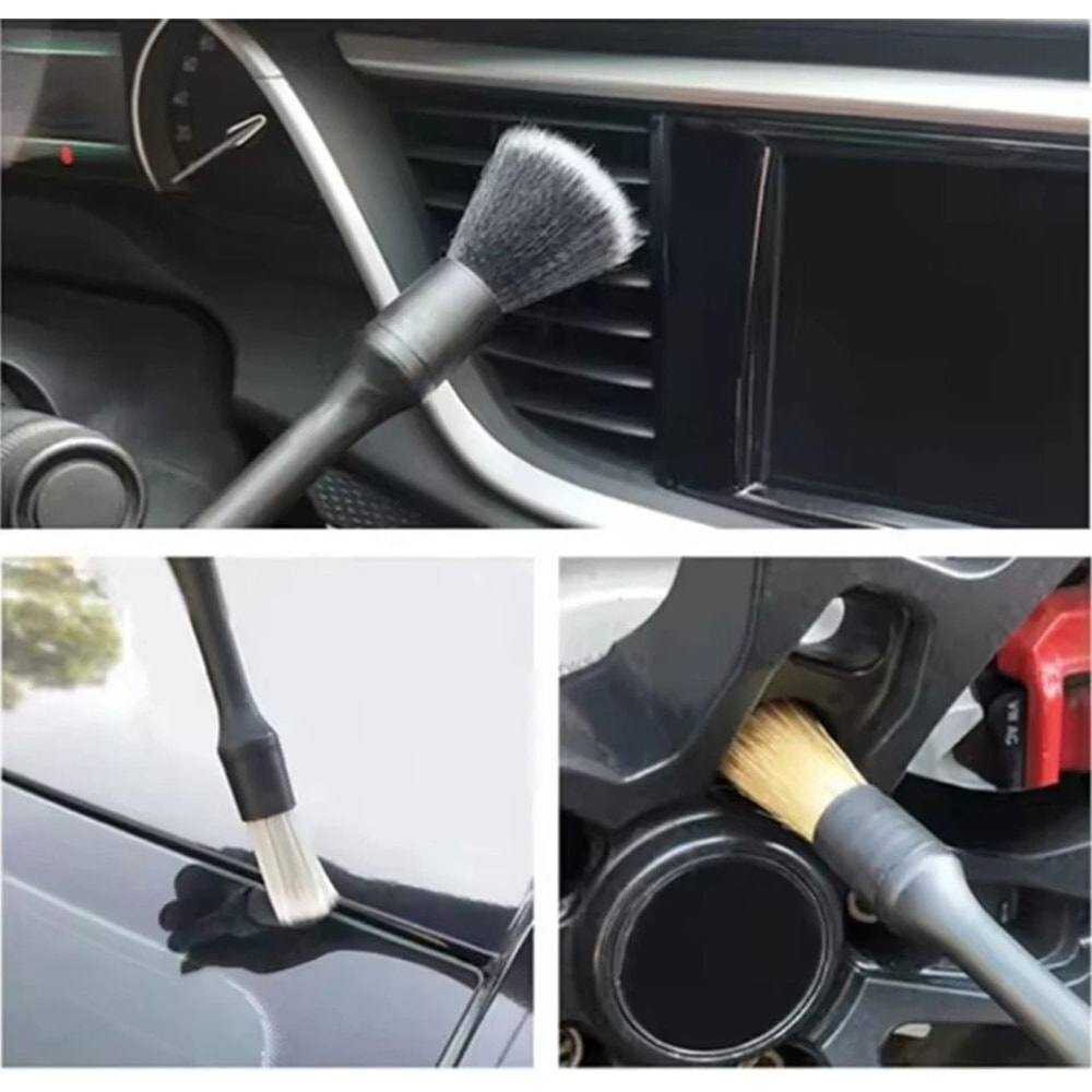 Car Detailing Brush Kit For Wheels Engine Bay And Interior Cleaning 1