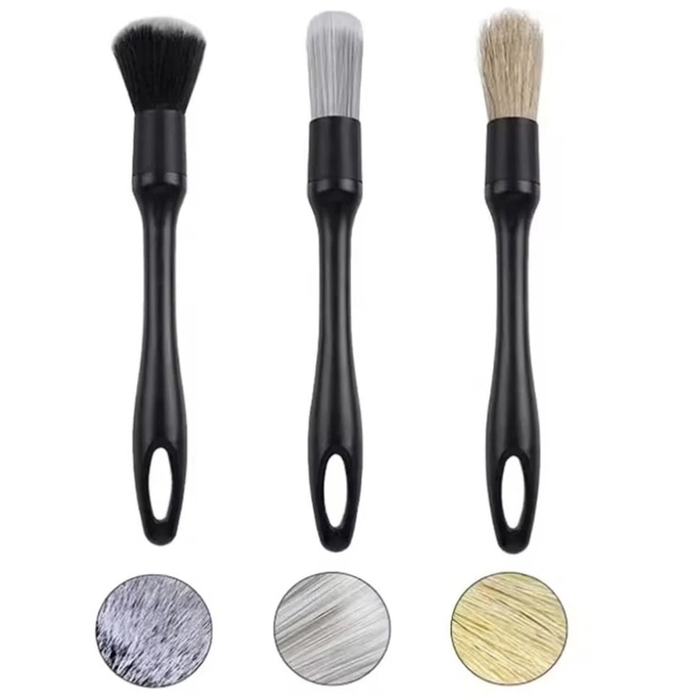 Car Detailing Brush Kit For Wheels Engine Bay And Interior Cleaning 2