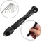 Pin Vise Hand Drill Set With Keyless Chuck Micro Bits For Resin Jewelry Crafts 1