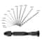 Pin Vise Hand Drill Set With Keyless Chuck Micro Bits For Resin Jewelry Crafts 7