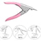 Acrylic Nail Clipper Pink Nail Tip Cutter For False Nails 3