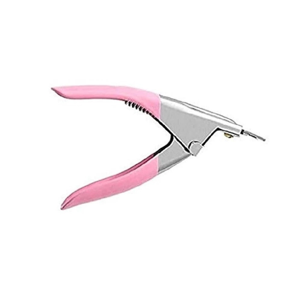 Acrylic Nail Clipper Pink Nail Tip Cutter For False Nails 0