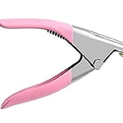 acrylic nail clipper pink nail tip cutter for false nails