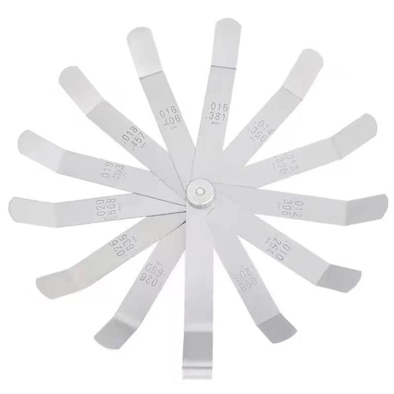 Feeler Gauge Set For Spark Plug Gap And Valve Clearance Metric SAE 3