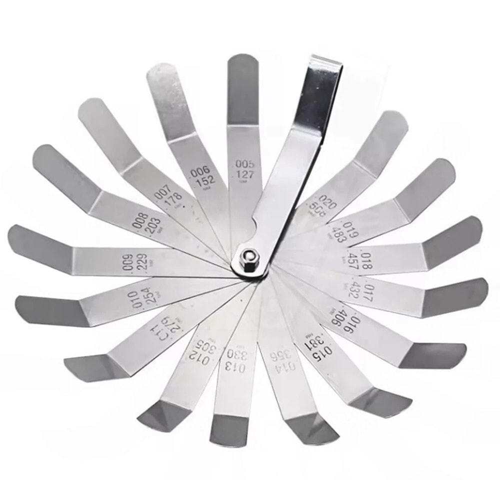 Feeler Gauge Set For Spark Plug Gap And Valve Clearance Metric SAE 0