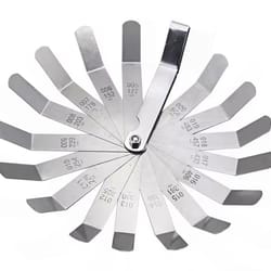 feeler gauge set for spark plug gap and valve clearance metric sae