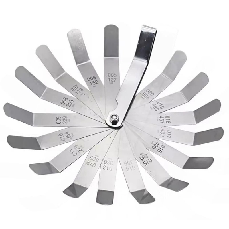 Feeler Gauge Set For Spark Plug Gap And Valve Clearance Metric SAE 0