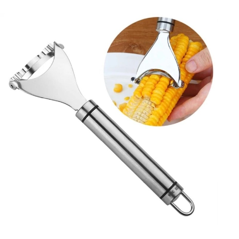 Stainless Steel Corn Stripper Tool Manual Corn Kerneler Kernel Remover 0