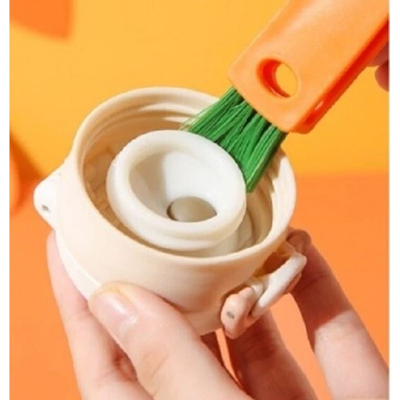 Bottle Cap Cleaner Brush For Lids Straws And Reusable Cups 2