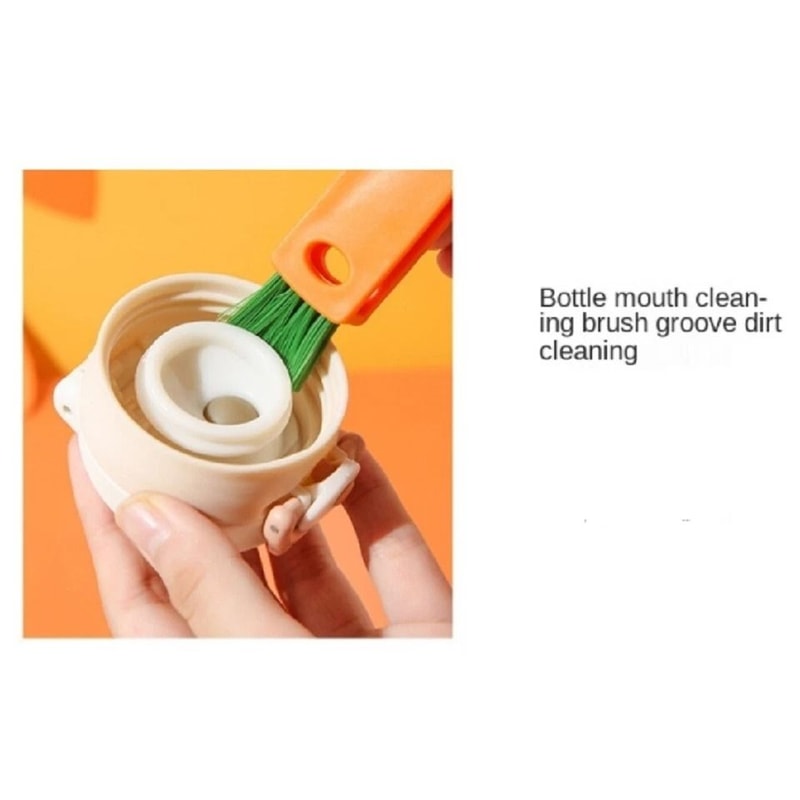 Bottle Cap Cleaner Brush For Lids Straws And Reusable Cups 8