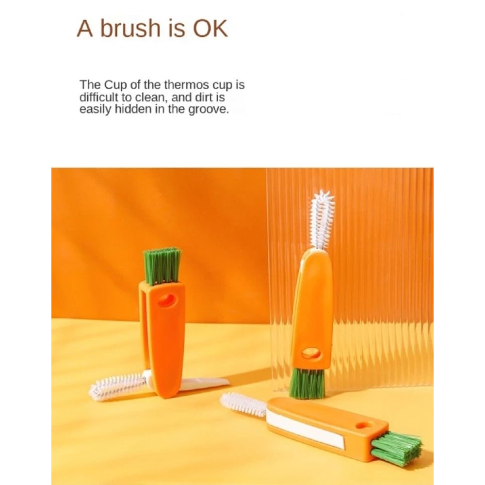 Bottle Cap Cleaner Brush For Lids Straws And Reusable Cups 9