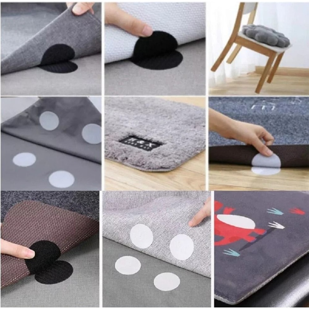 Self Adhesive Hook And Loop Strips Sticky Back Nylon Fastener Set 1