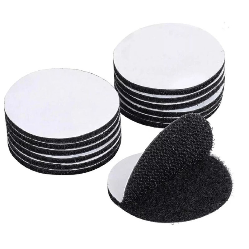 Self Adhesive Hook And Loop Strips Sticky Back Nylon Fastener Set 0