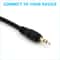 Headset Splitter Cable Gold Plated Audio Mic Adapter For Headphones And PC 4