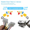 2 Pack 4 Pin Molex Splitter Cable 8 Inch Male To Dual Female IDE Power Adapter 2