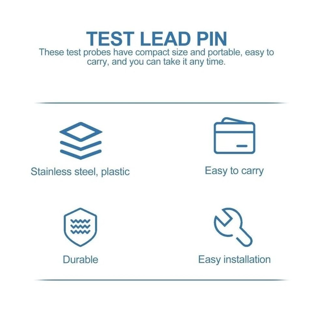 Automotive Back Probe Kit With Test Pins For Multimeter Diagnostics 5