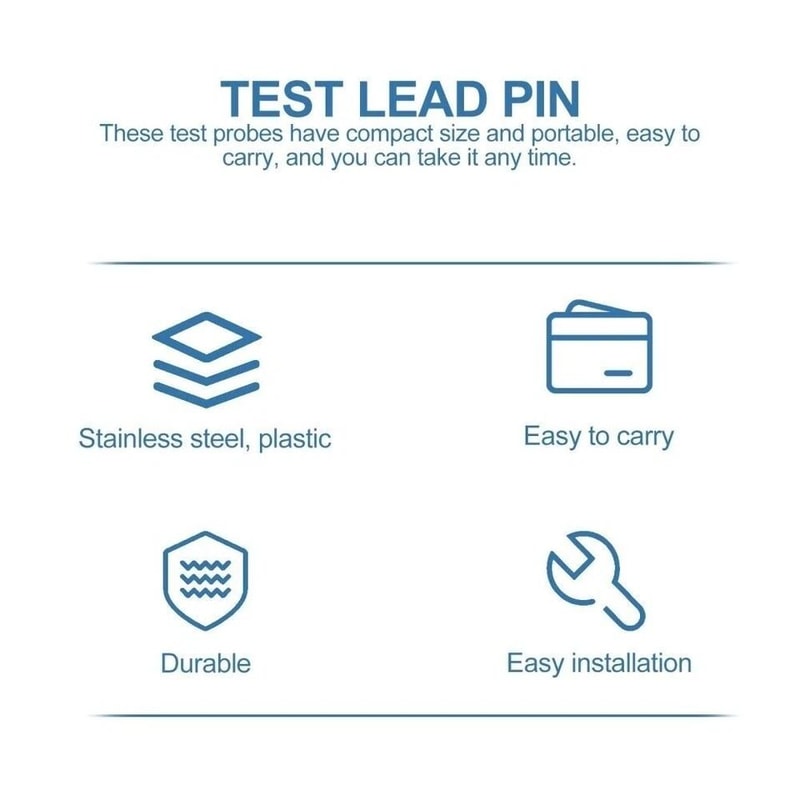 Automotive Back Probe Kit With Test Pins For Multimeter Diagnostics 5