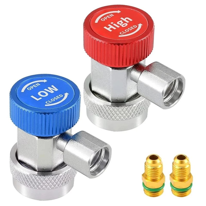 Quick Coupler Set For Auto AC Manifold Gauge High Low Side Adapter 0