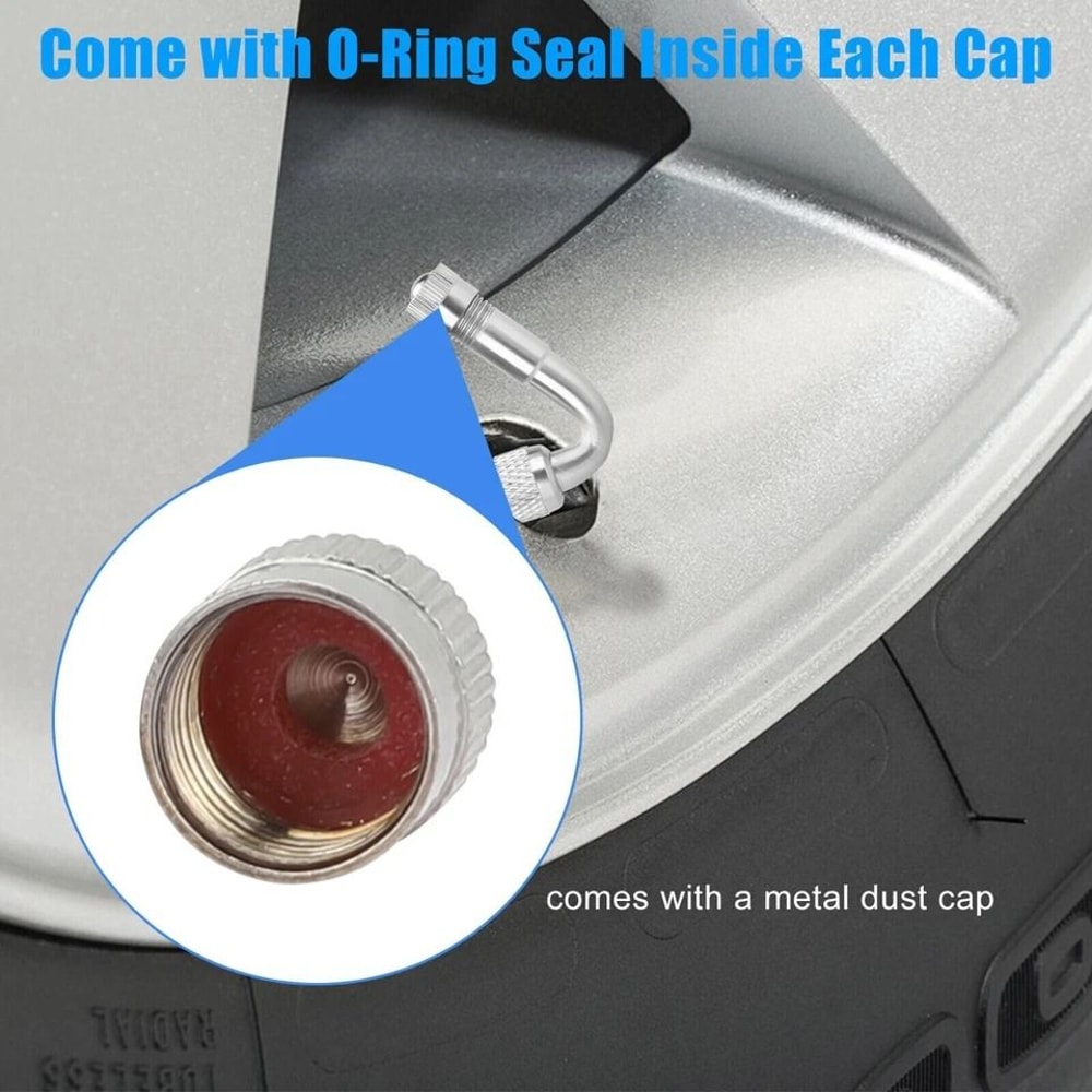 Universal Tire Valve Stem Extension Set Schrader Valve Stem Extender 7