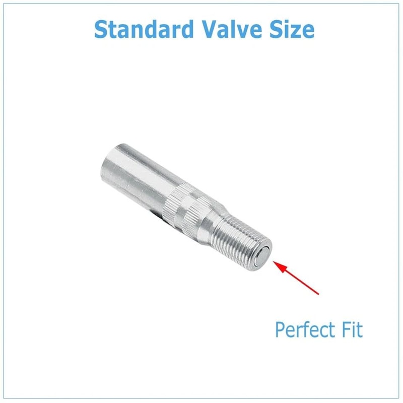 Chrome Tire Valve Stem Extender Caps For Car Truck Van 2