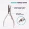 Professional Ingrown Toenail Clipper Stainless Steel Cuticle Nipper Pedicure Tool 8